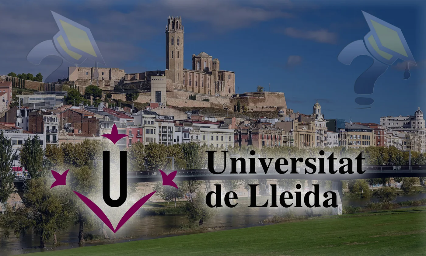 Vista de la ciudad de Lleida, Cataluña, España